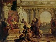 Giovanni Battista Tiepolo Maeccenas Presenting the Liberal Arts to Augustus Spain oil painting artist